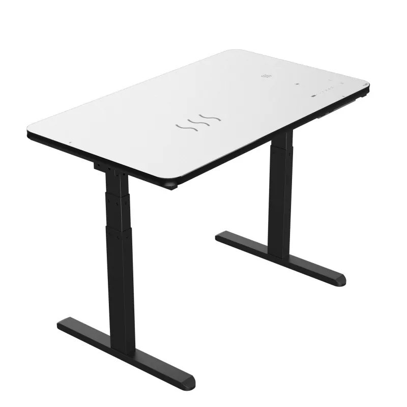 Maaari bang ang Black Glass Electric Lift Table na ito ang naka -istilong pag -upgrade ng iyong mga pangangailangan sa opisina?