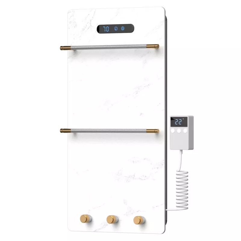 White graphene rock towel rack