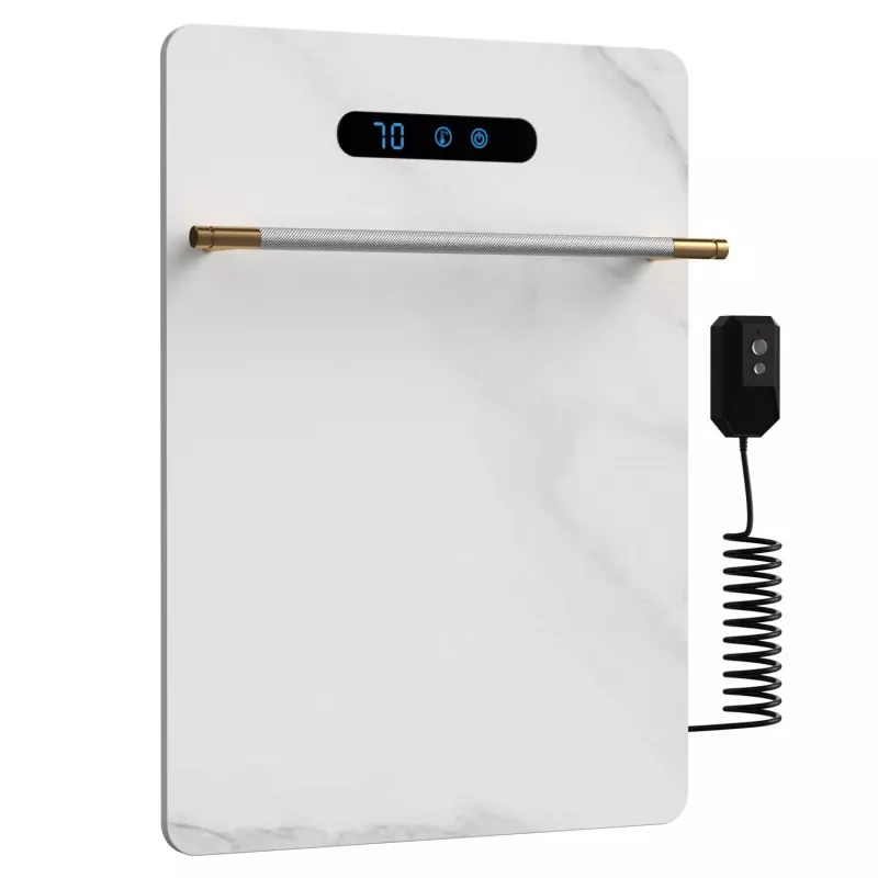 White graphene rock towel rack