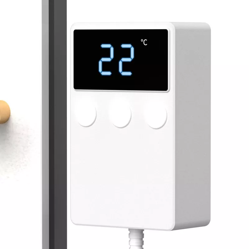 White graphene rock towel rack