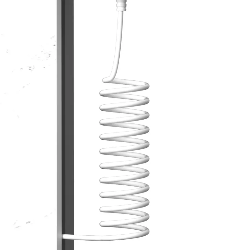 White graphene rock towel rack